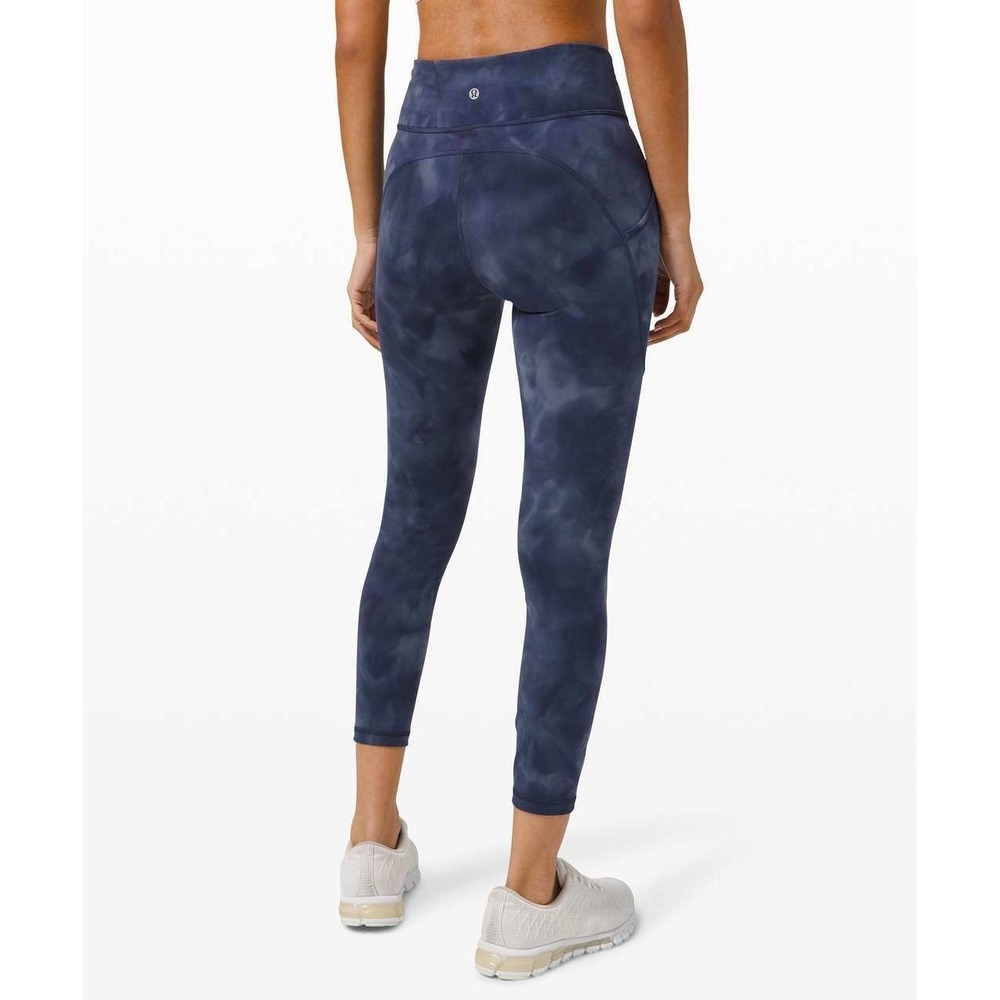 Lululemon Invigorate 25" Diamond Dye Everlux‎ Leggings Size 10